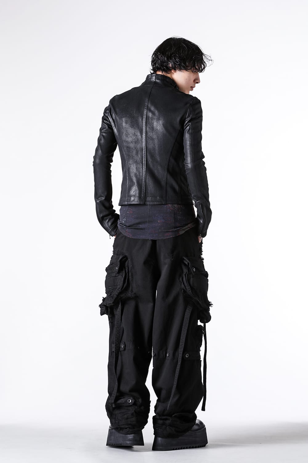 ユリウス 2025-26AW スタイリング - 12ozデニムガスマスクパンツ - 917PAM1-BW dark brown(12oz Denim Pants Dark Brown) - 25-003