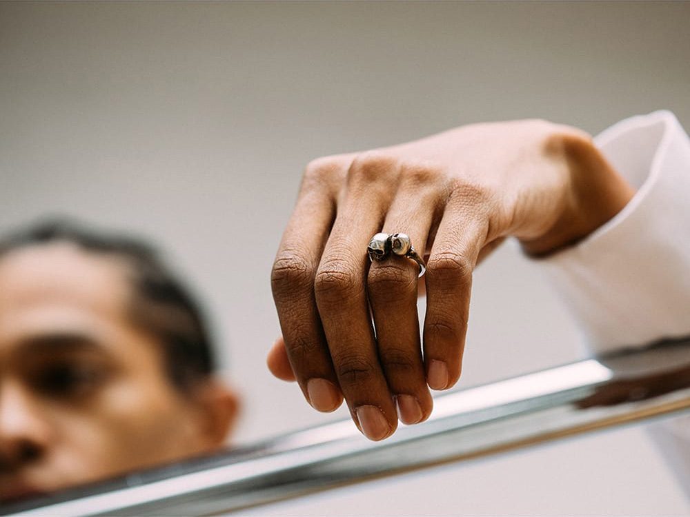 WERKSTATT:MUNCHEN - ring - ブランドの世界観が漂うスカルデザイン - M1928 8-006