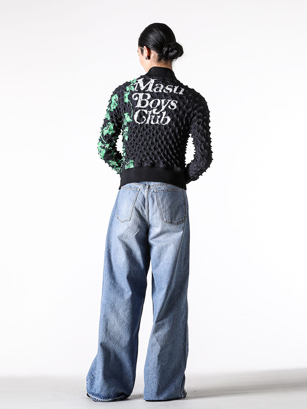 【新品】 値下げ可 MASUxVERDY ポップコーン スパイキーブルゾン 46 アイテム紹介] MASU スパイキー