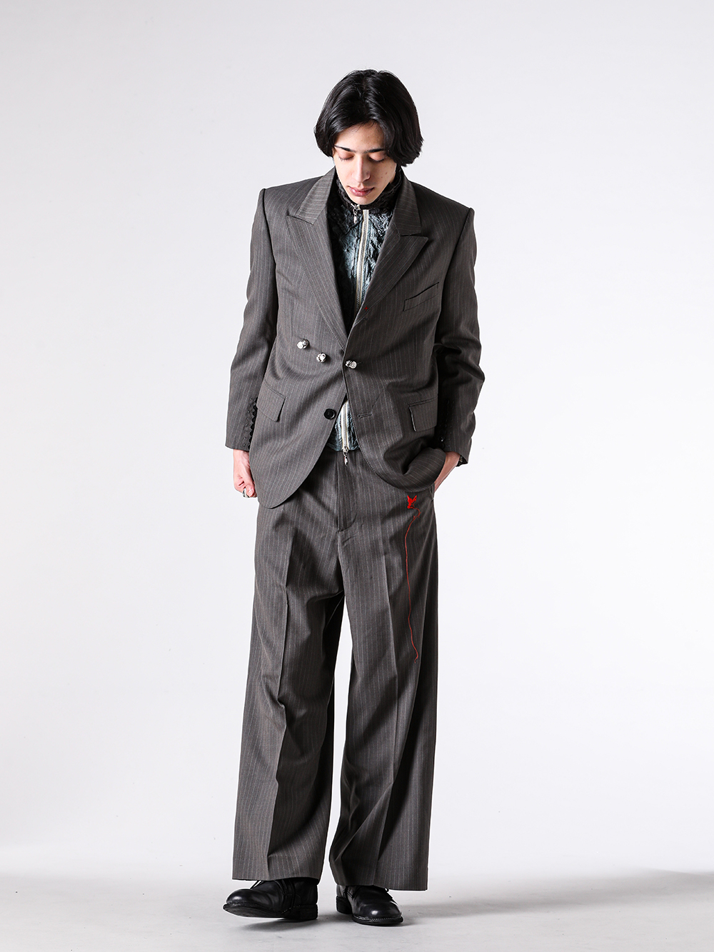 MASU 2026SS Styling - M26U6BL002 - SPIKY FLIGHT JACKET 7-005