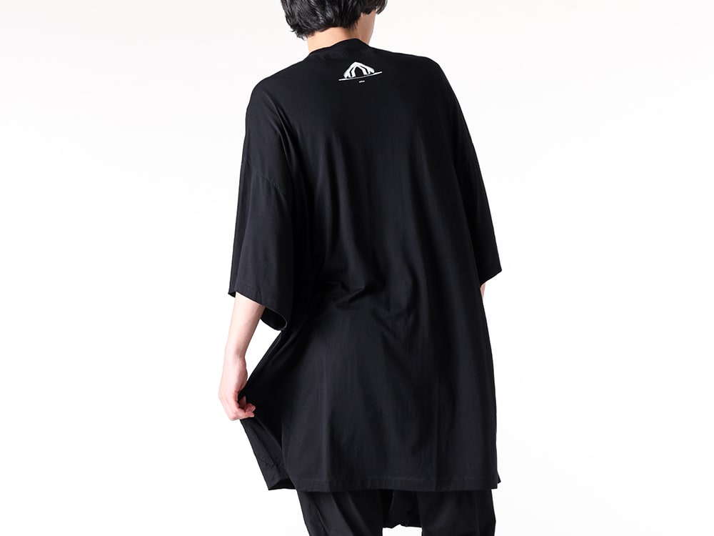 JULIUS 2025SS - Delivery from JULIUS 25SS collection has started! Now available both in-store and online! - 897CPM1 Black(Cotton Modal Jersey Printed Oversize T-shirt Black) - 1-010
