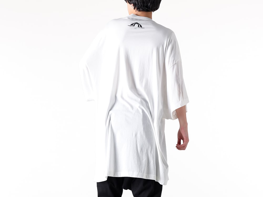 JULIUS 2025SS - Delivery from JULIUS 25SS collection has started! Now available both in-store and online! - 897CPM1 White(Cotton Modal Jersey Printed Oversize T-shirt White) - 1-012