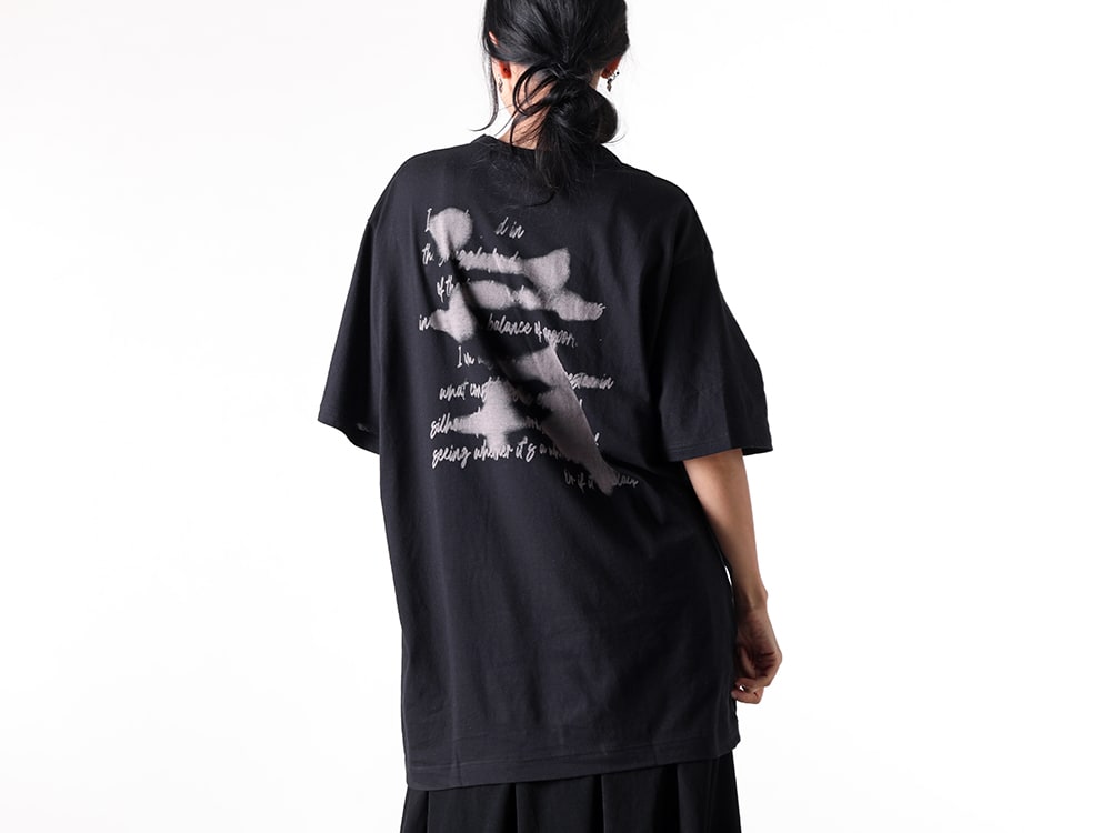 Yohji Yamamoto 2025SS - A Top with Soft Fabric and Design Paired with a Structured Backpack - FP-T98-093(PT BIG Short Sleeve T-Shirt) - 2-004