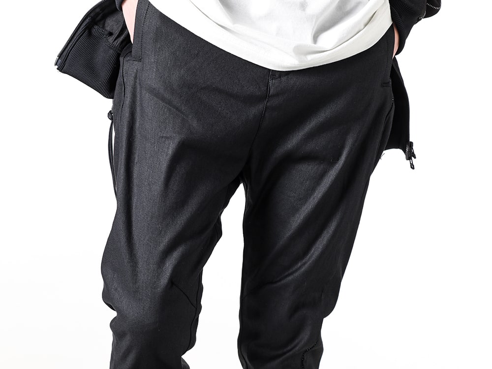 RIPVANWINKLE 2025SS - Solid Pants with a Distinctive Side Seam Line - RW-703 Black(Solid Pants Black) - 3-007