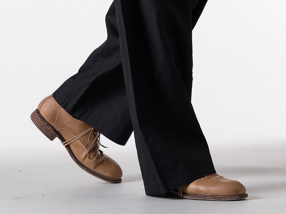 GUIDI 2025SS - Six-Pocket Pants Inspired by Workwear - 992X beige-co166t(Derby Shoes：SEASONAL COLORS Beige) - 3-007