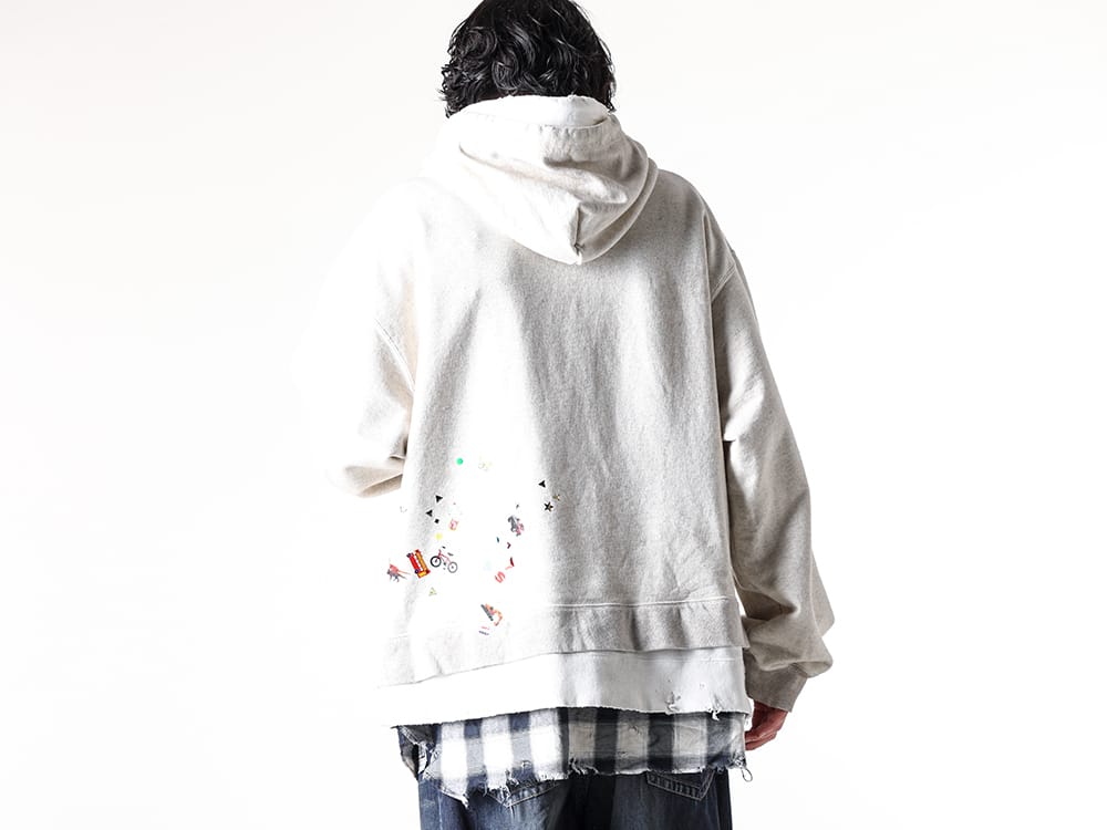 Maison MIHARA YASUHIRO - 2025SS  - A14HD551 - TRIPLE LAYERED HOODIE 1-004