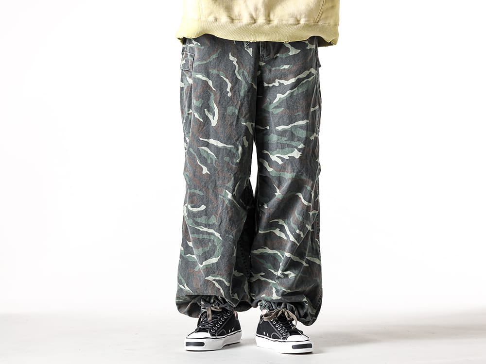 KAMIYA - 2025SS  - G14PT016 - Camouflage Wash Cargo Pants 3-004
