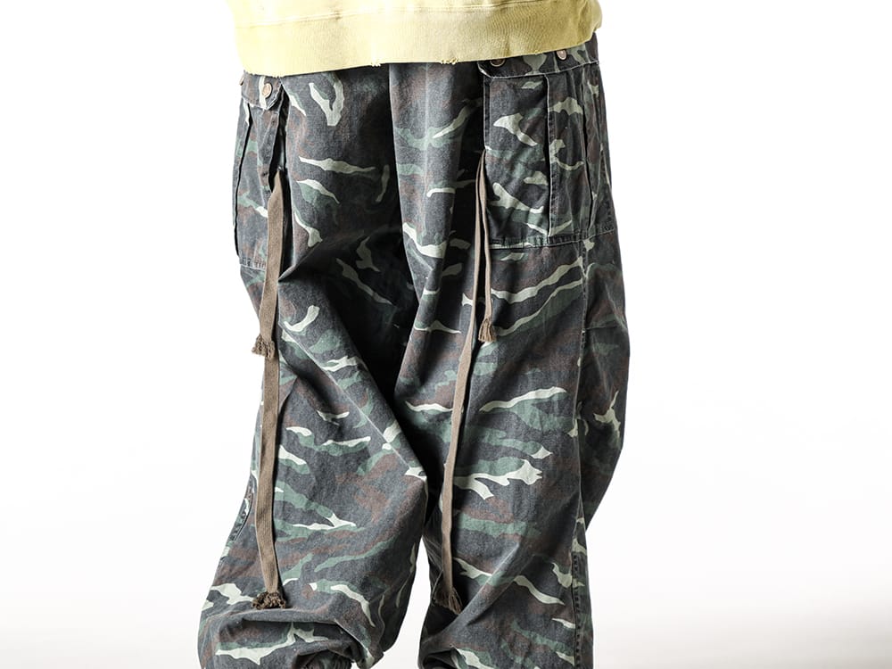 KAMIYA - 2025SS  - G14PT016 - Camouflage Wash Cargo Pants 3-006