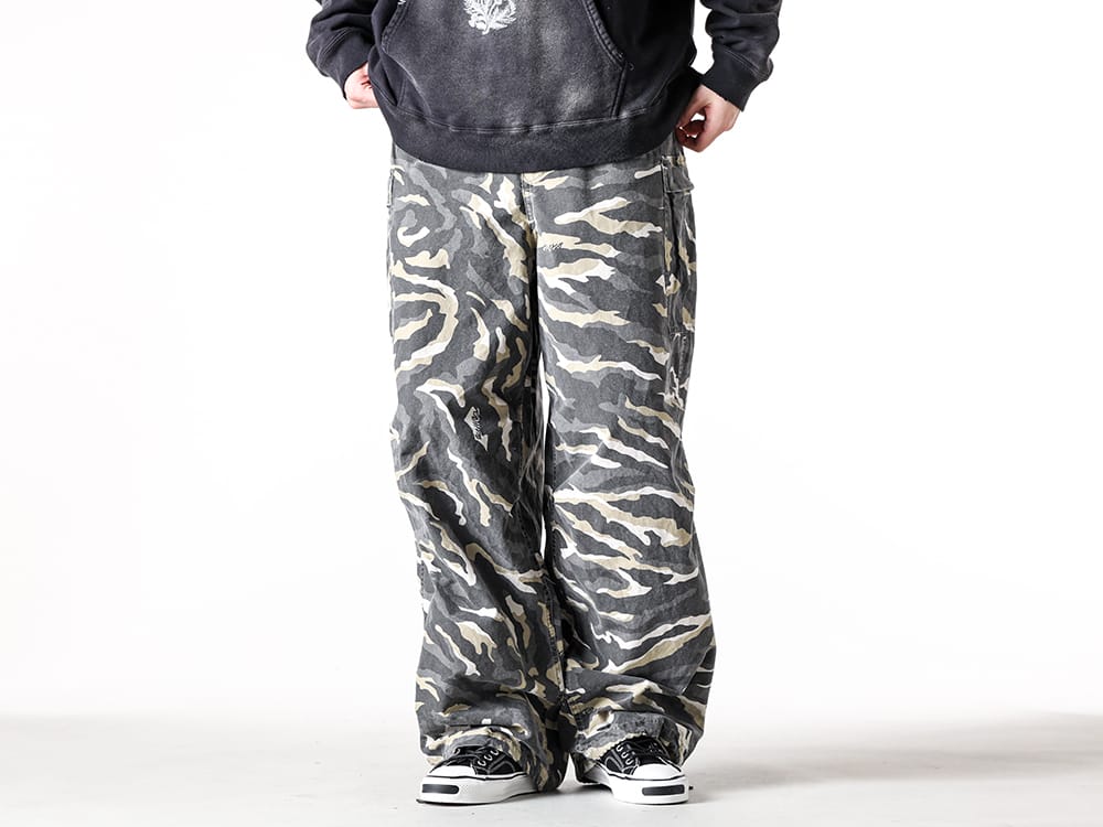 KAMIYA - 2025SS  - G14PT016 - Camouflage Wash Cargo Pants 3-007