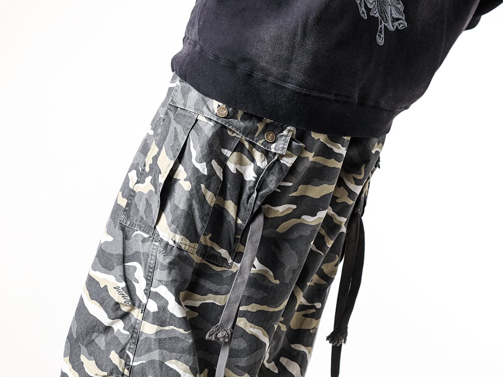 KAMIYA - 2025SS  - G14PT016 - Camouflage Wash Cargo Pants 3-008