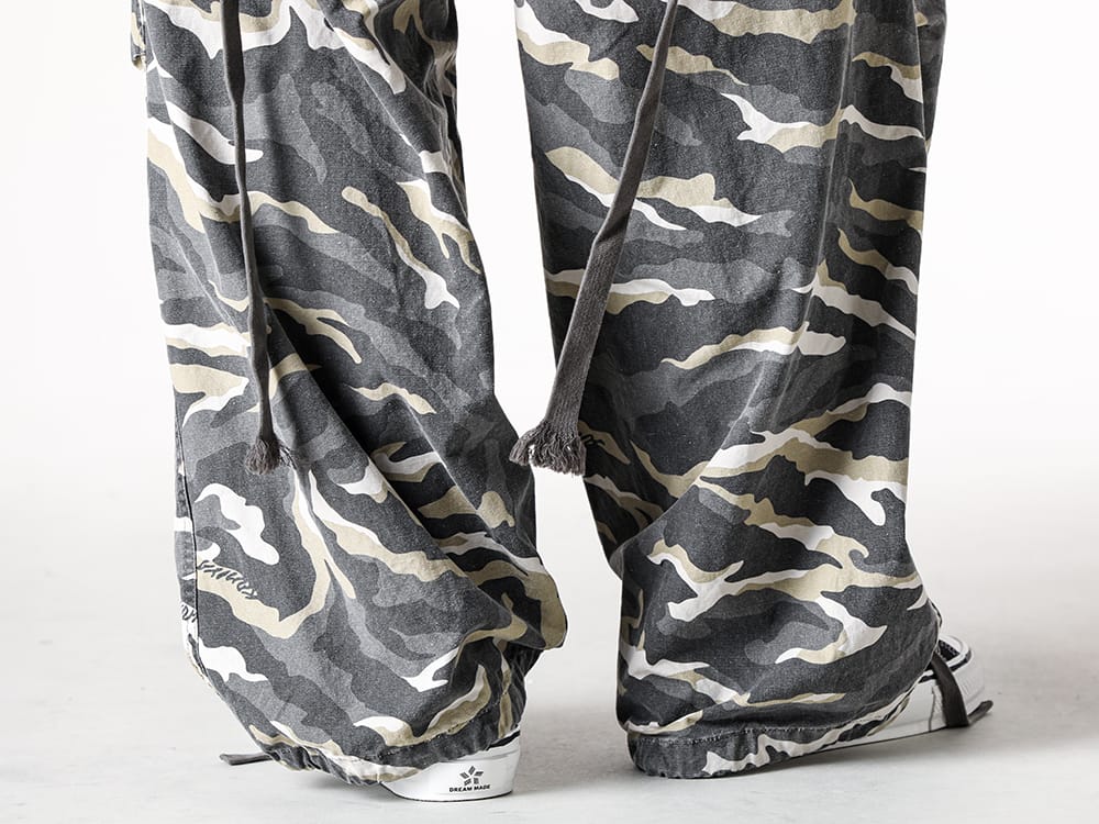 KAMIYA - 2025SS  - G14PT016 - Camouflage Wash Cargo Pants 3-009