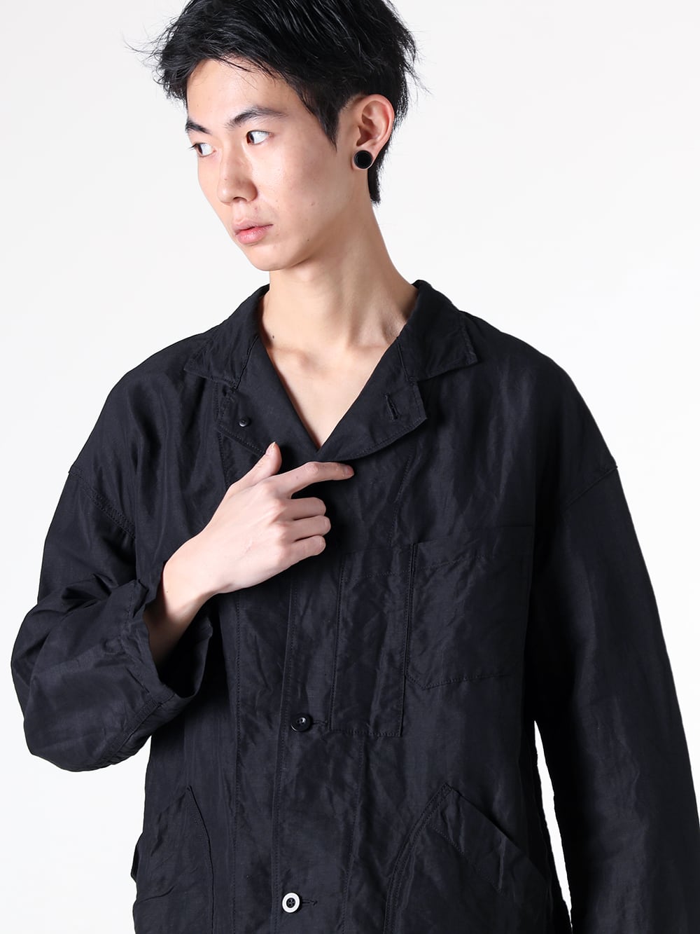 KLASICA - 25SS  - Where Art Meets Fashion: A Reconstructed Jacket - 25S-CVA-D32 - Wide Body Cover All 2-001
