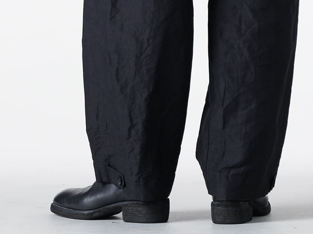 KLASICA - 25SS - Structured Silhouette and Aging Beauty: Premium Fabric Paired with Back-Zip Boots - 788ZX - Back Zip Boots Double Sole Wide Model 3-006