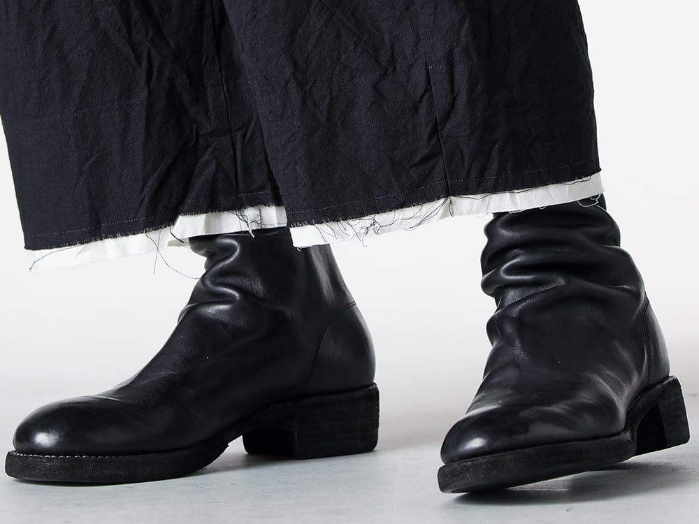 ブランド名 - シーズン - ゆるさと上質の絶妙バランスが春に映えるパンツ＆ブーツスタイル - 788ZX - Back Zip Boots Double Sole Wide Model 3-005