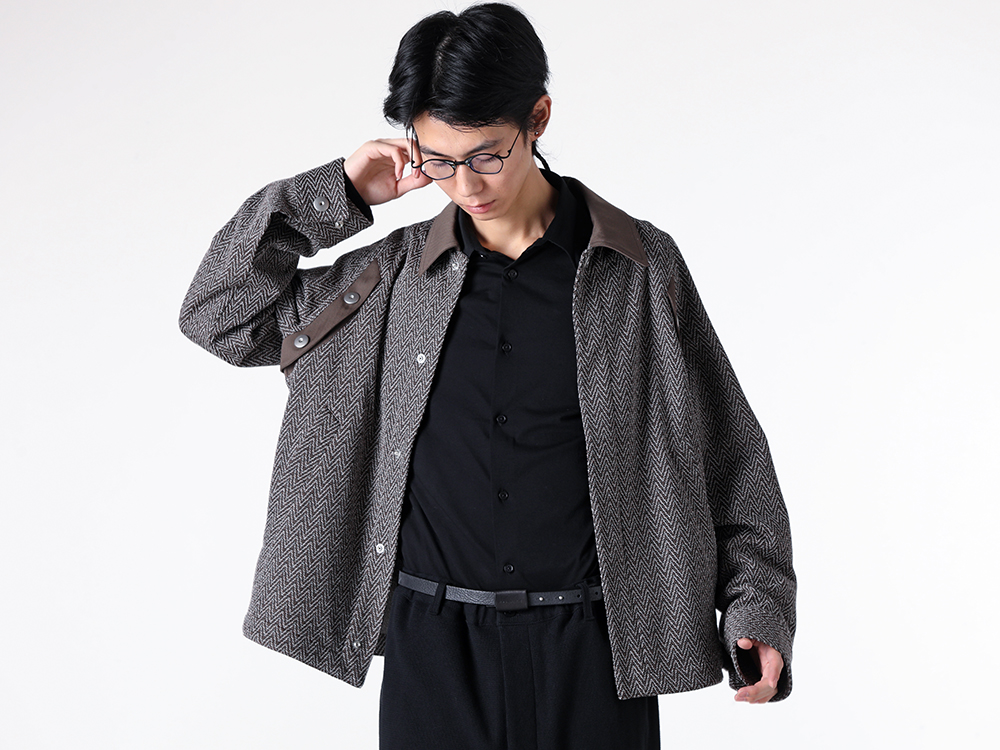 Omar Afridi Bove Jacket curved seam details