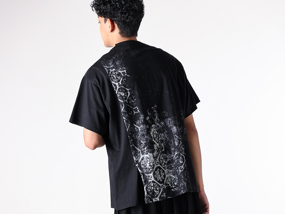 Ground Y - Silhouette - Mix Uneven T-Shirt