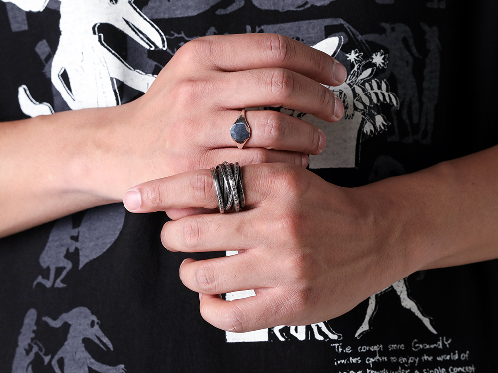 Ground Y - Fabric - Cut Pattern-Shadow T-Shirt