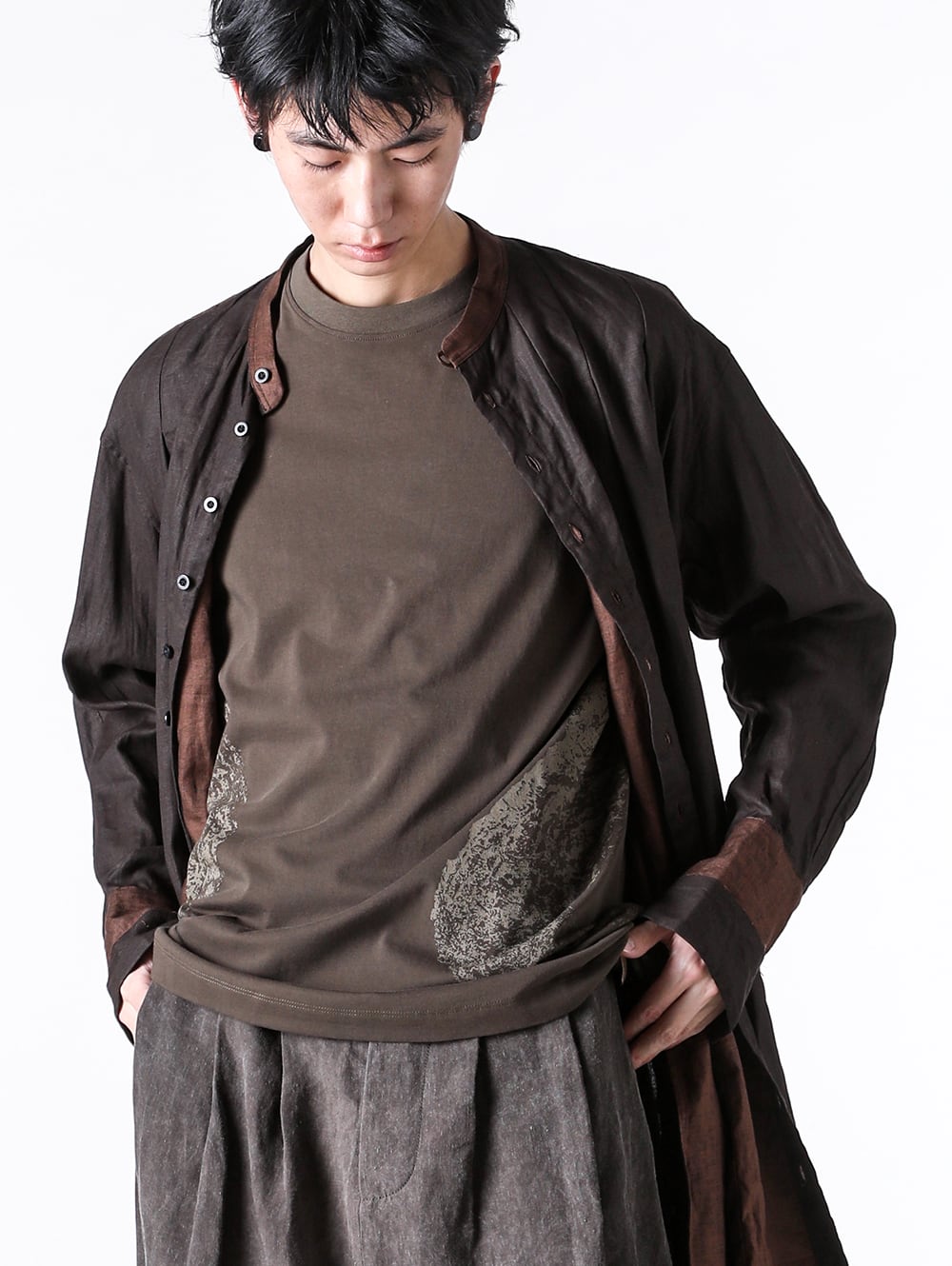 KLASICA - 25SS - Relaxed Silhouette for an Effortless Look - 0M2510213 - Digital Print Oversized T-Shirt 1-00