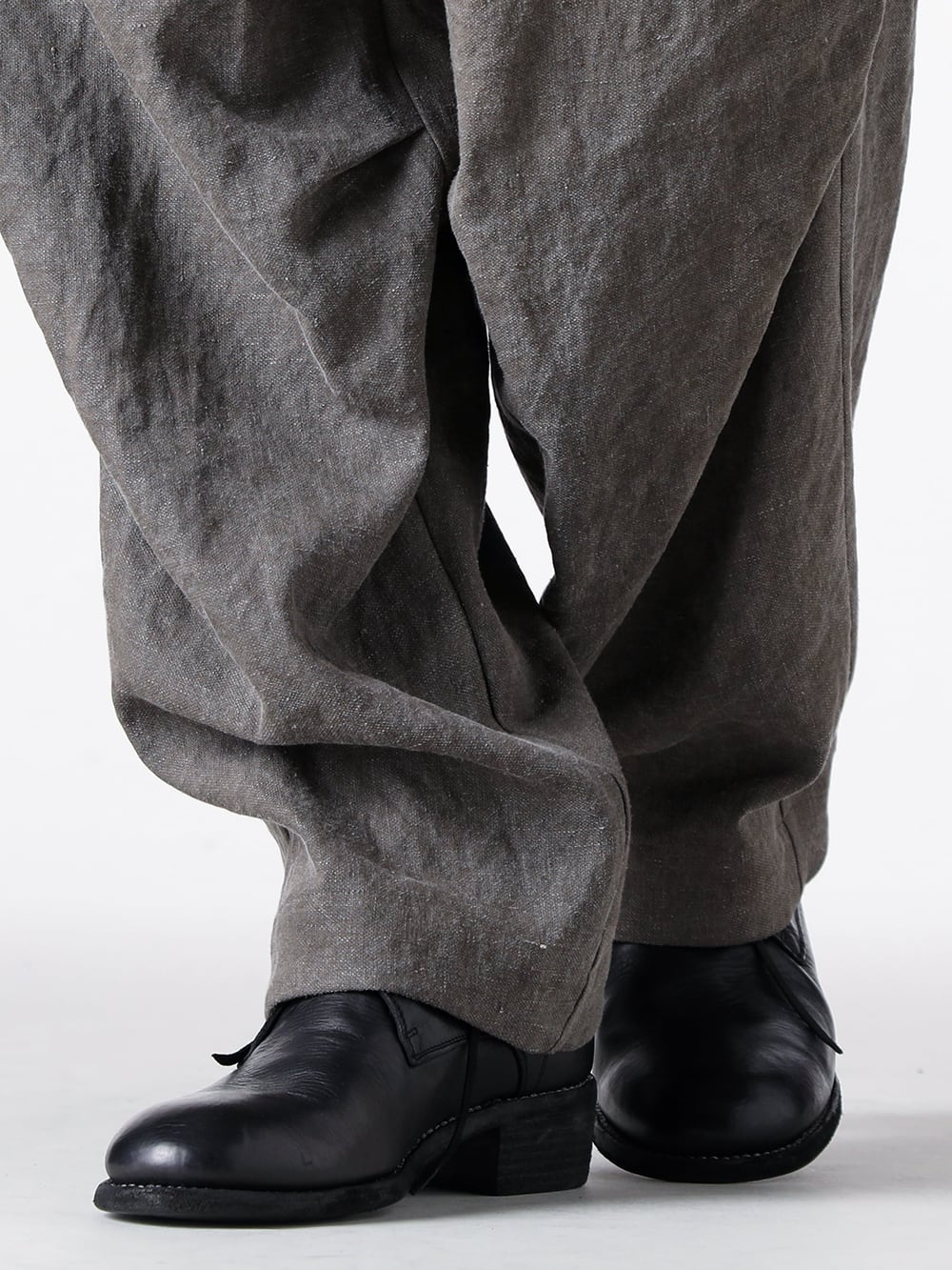 GUIDI - 795BZX Back Zip Race Up Boots 素材感と季節