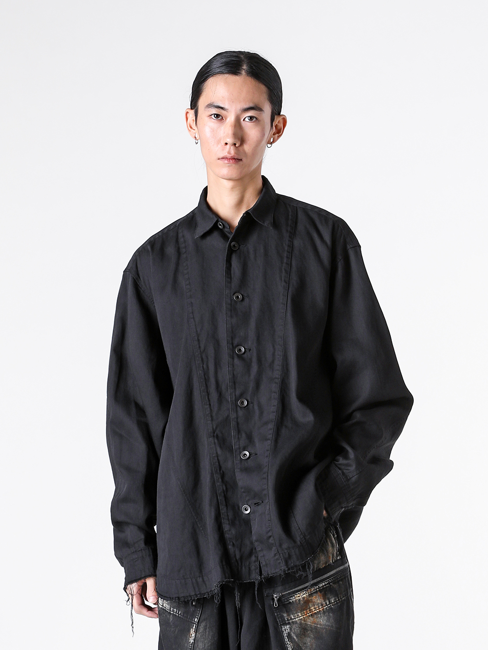 JULIUS - 25PF Styling - SHIRT - 907SHM2 6oz DENIM SHIRT 2-007