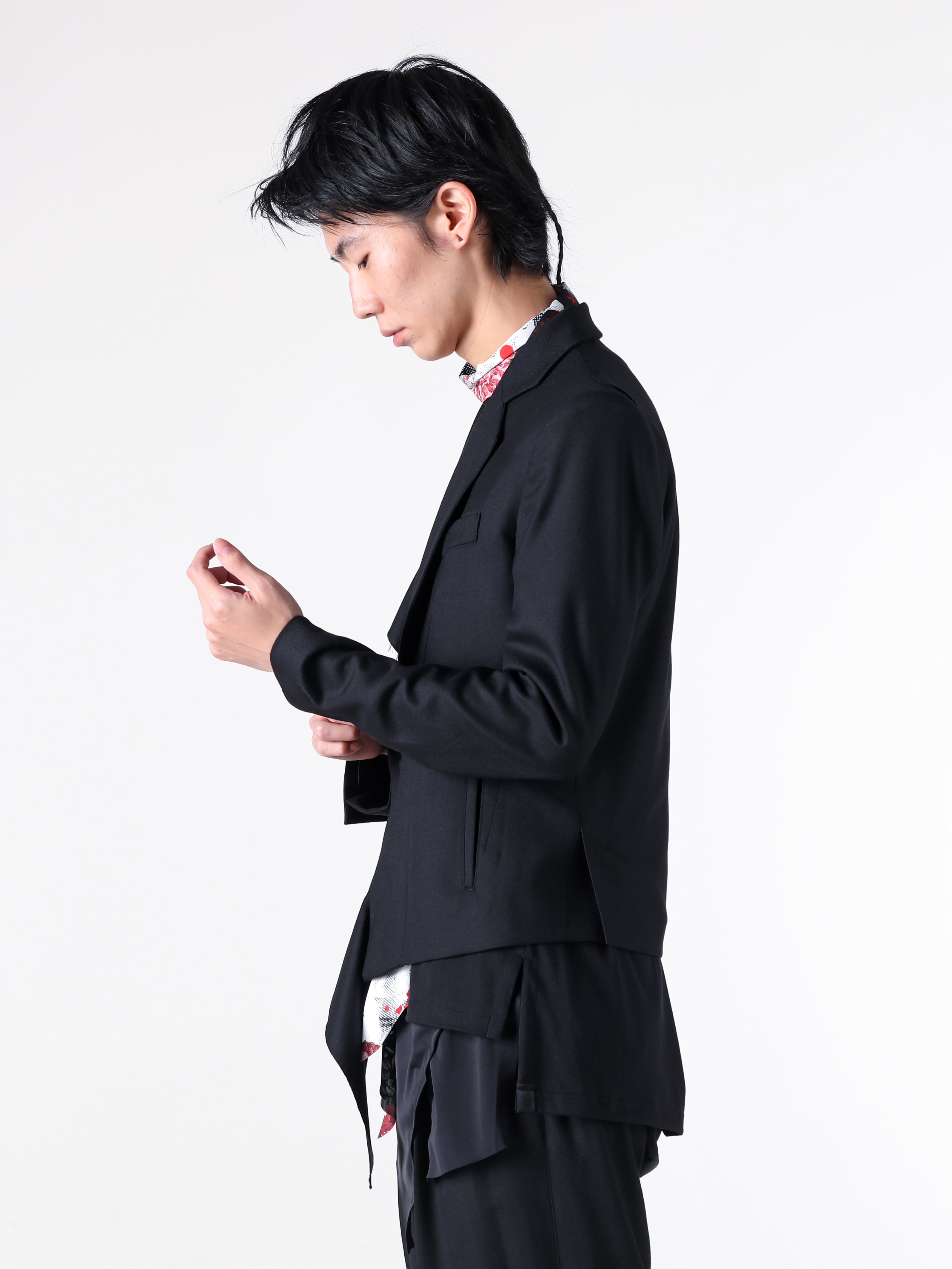 kiryuyrik - 25SS Styling - Jacket - Frill Jacket （Black）- KT-HJ10-101 1-002