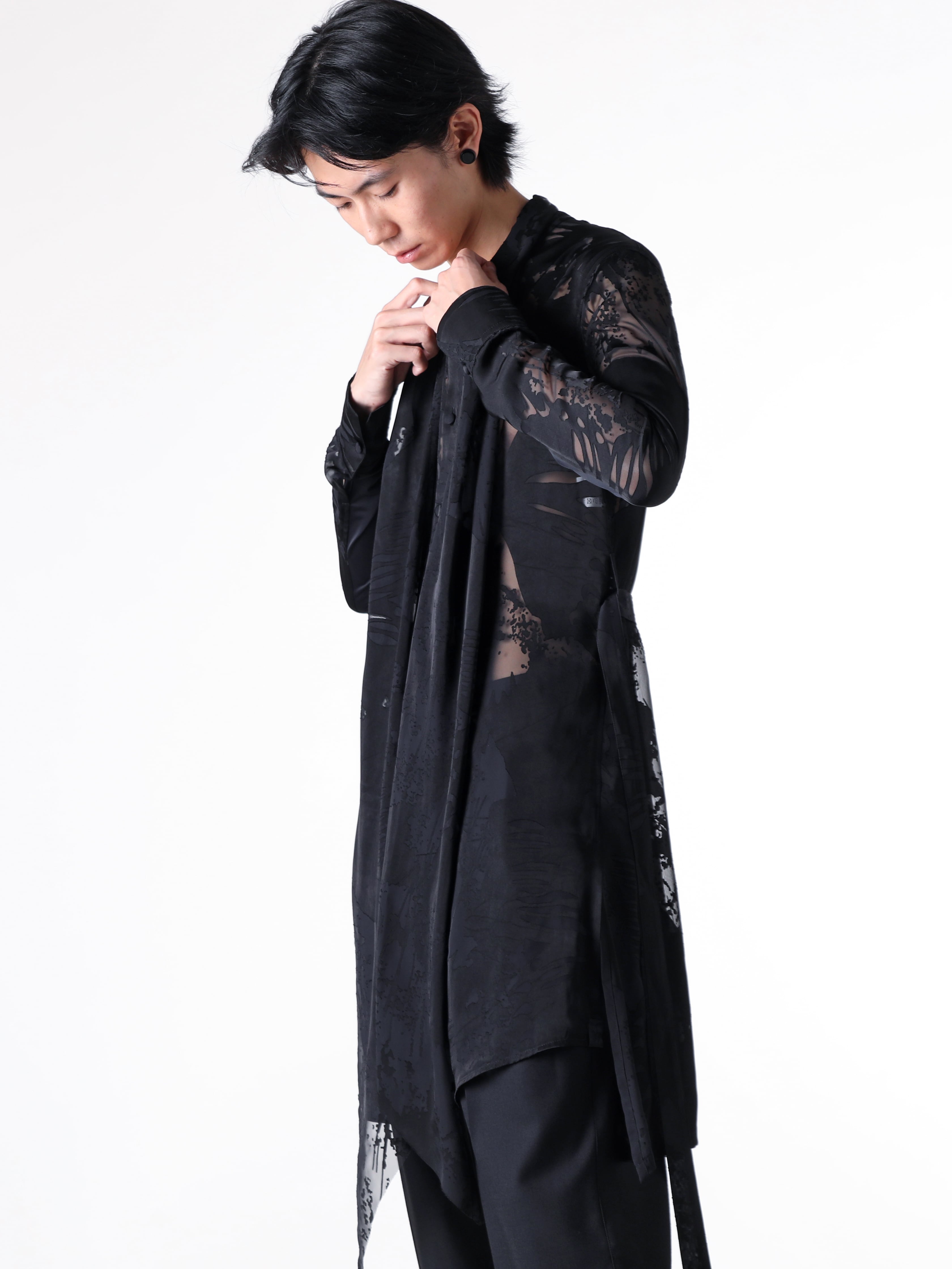 kiryuyrik - 25SS Styling - Shirt - Stoal Shirt （Black） - KT-22SSHB21-903 1-005