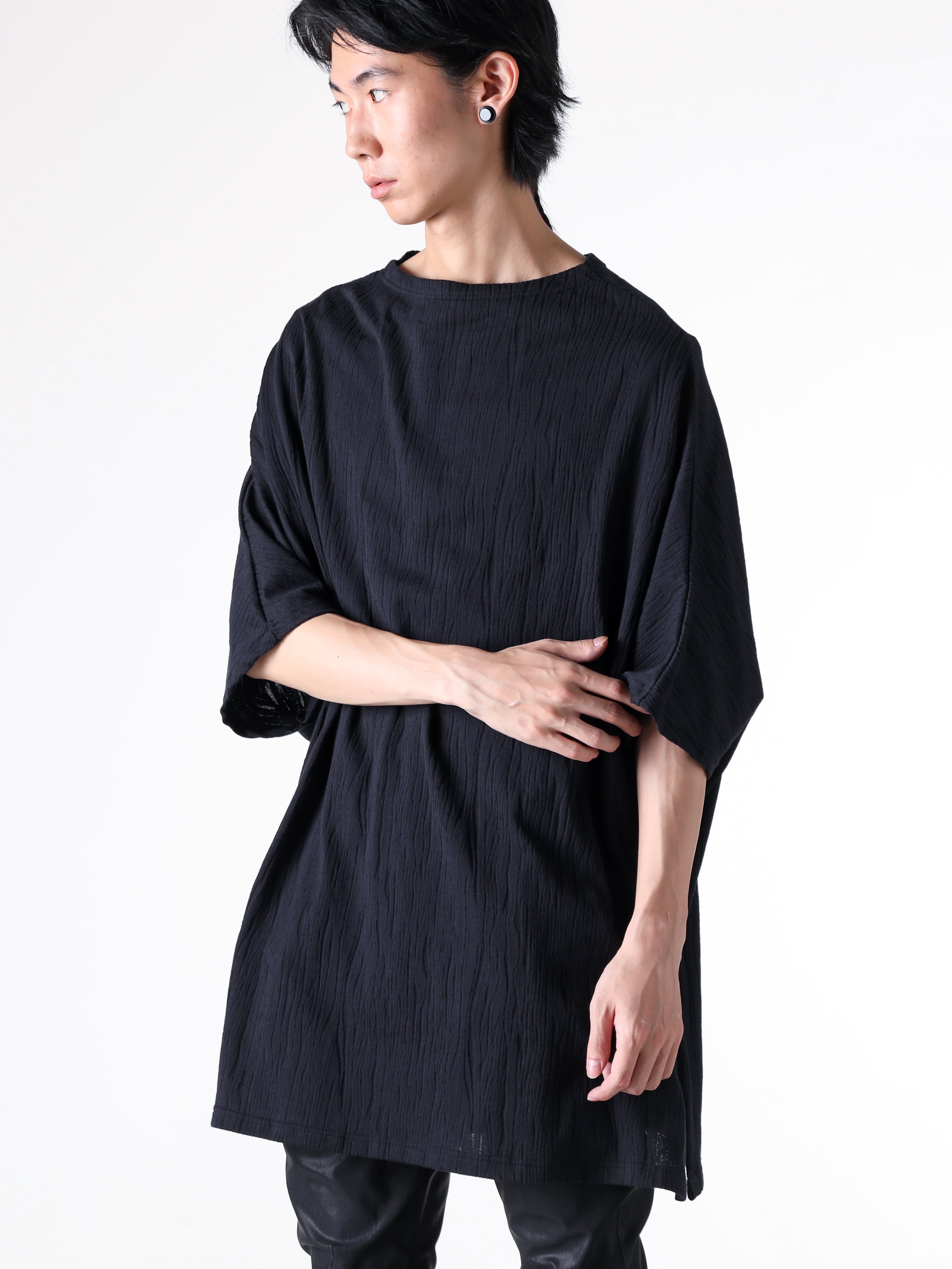 kiryuyrik - 25SS - T-Shirt - 2Front T-Shirt （Black-White-Print） - KT-HT06-057 3-003