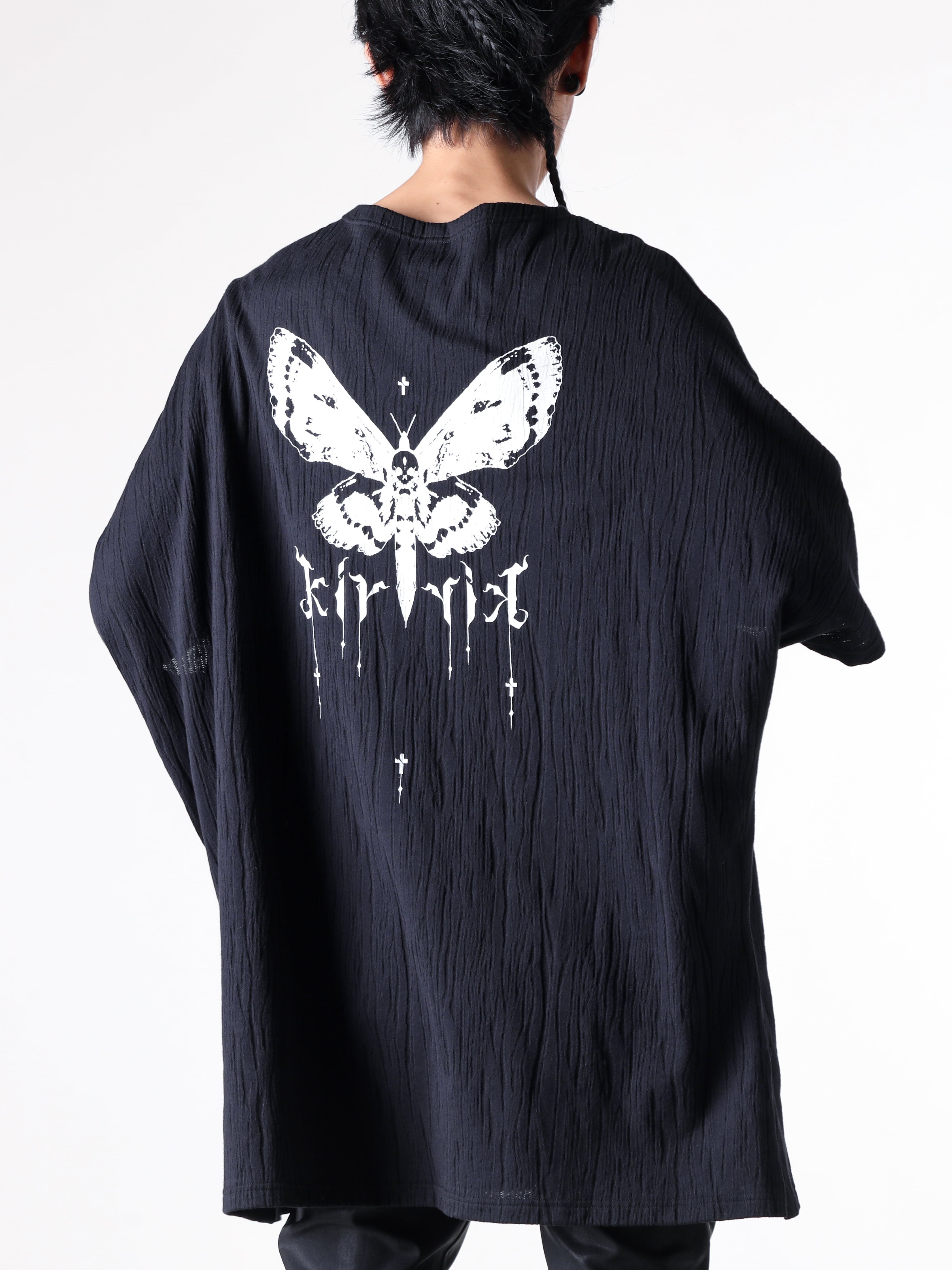 kiryuyrik - 25SS - T-Shirt - 2Front T-Shirt （Black-White-Print） - KT-HT06-057 3-004