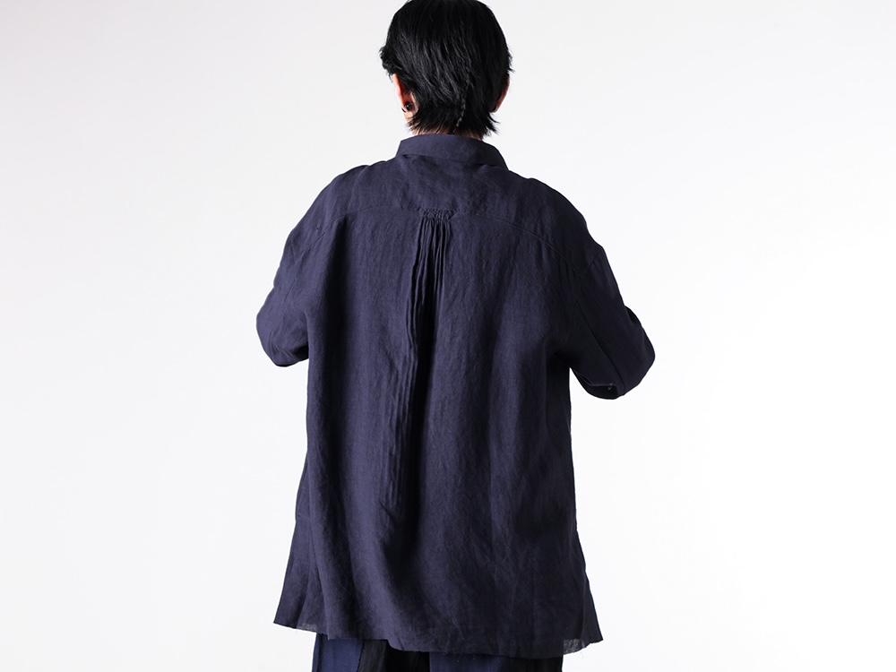 ZIGGY CHEN- 25PF - Tops - 0M2520706 - Oversized Shirt Jacket （25 Mid Night Blue） 1-002