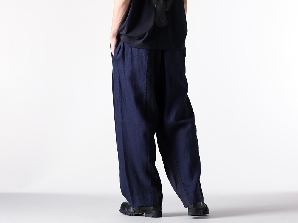ZIGGY CHEN- 25PF  - Pants - 0M2520511 - Patchwork Trousers （04 Indigo Black） 2-003