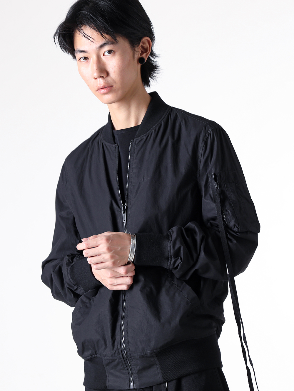 Ann Demeulemeester - 25SS - Jakcet - ANNO Blouson（099 BLA） - 2401MJA47-FA416 1-001