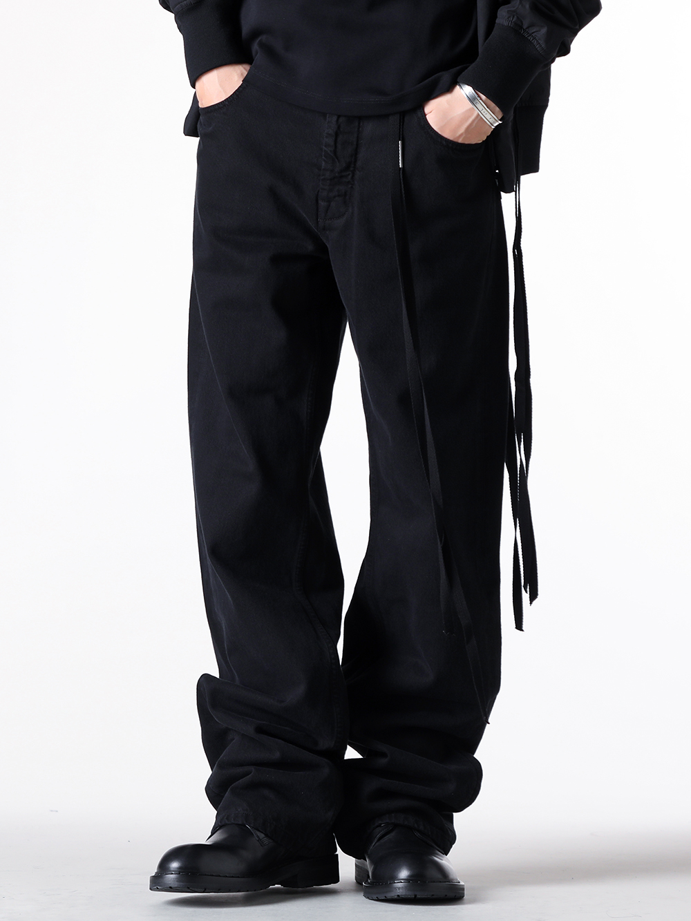 Ann Demeulemeester - 25SS - Pants - ANNP Pants （099 BLA） - 2201MTR41-D-185 3-001