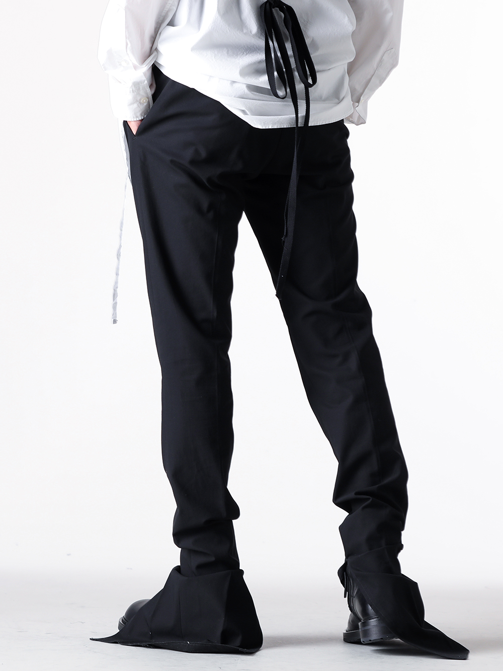 Ann Demeulemeester - 25SS - Pants - ANNP Pants （099 BLA） - 2401-TR09-FA431 3-0010