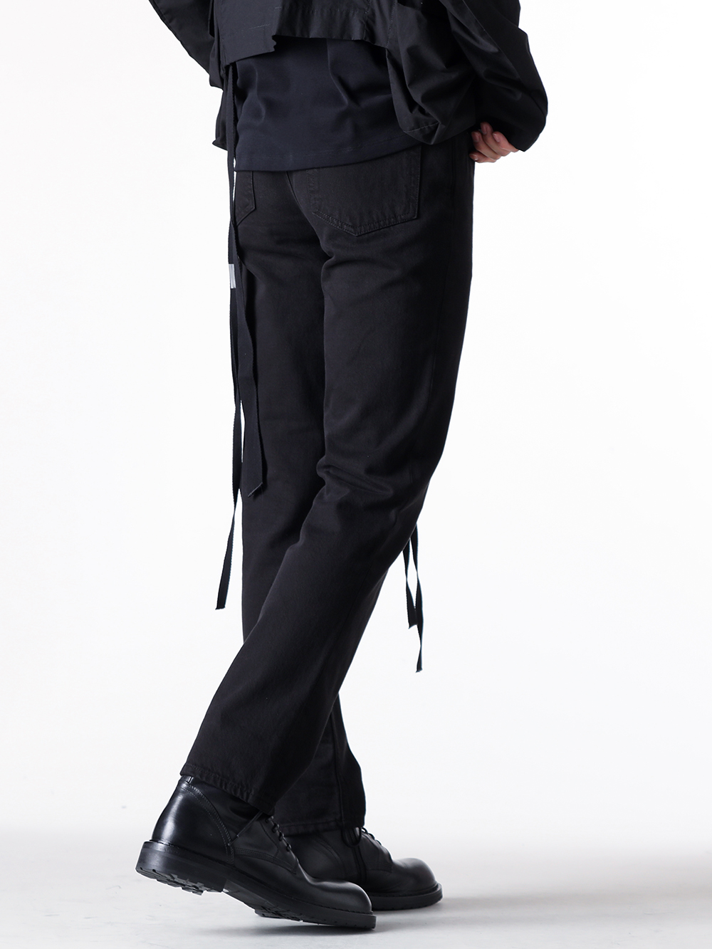 Ann Demeulemeester - 25SS - Pants - ANNP Pants （099 BLA） - 2302WTR48-D-FA038 3-006