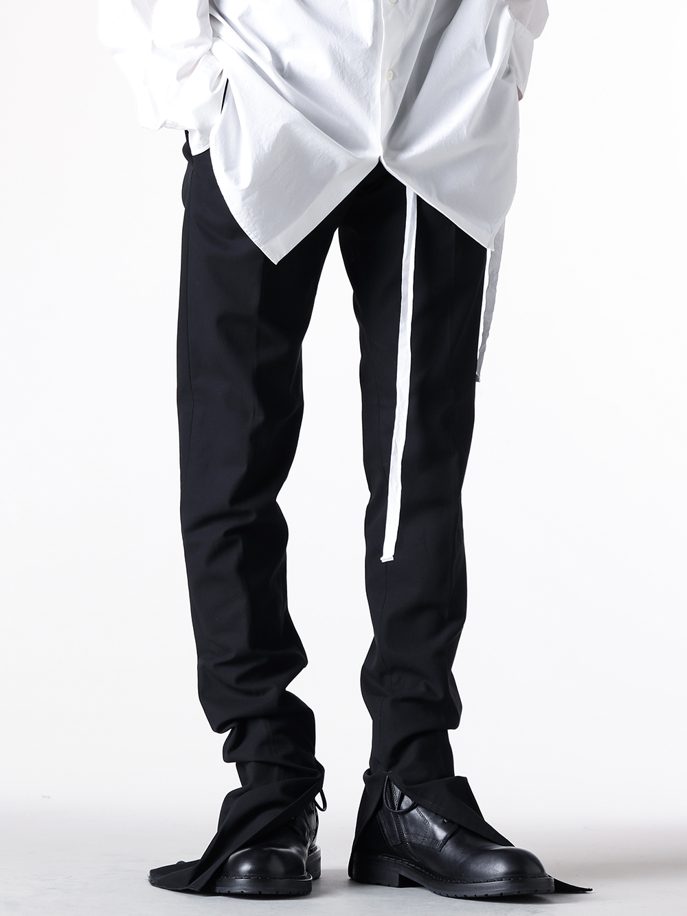 Ann Demeulemeester - 25SS - Pants - ANNP Pants （099 BLA） - 2401-TR09-FA431 3-009