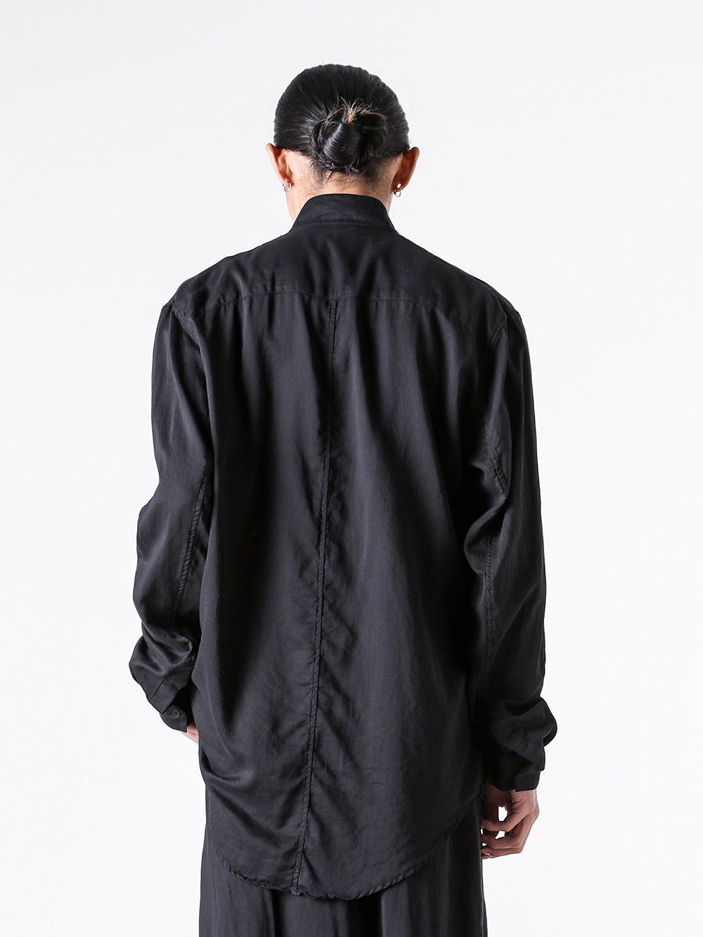 JULIUS - 25PF  - SHIRT - 907SHM4 COTTON/SILK SATIN SHIRT 2-002