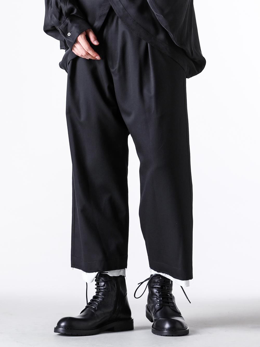 sulvam - 25AW - Pants - M-P01-100 sulvam Classic Pants （Black） 5-0010