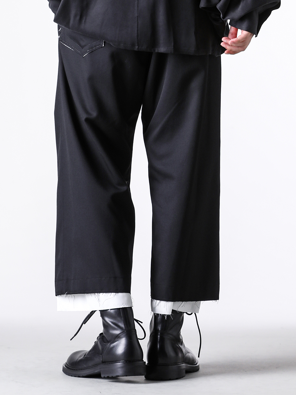 sulvam - 25AW - Pants - M-P01-100 sulvam Classic Pants （Black） 5-0011