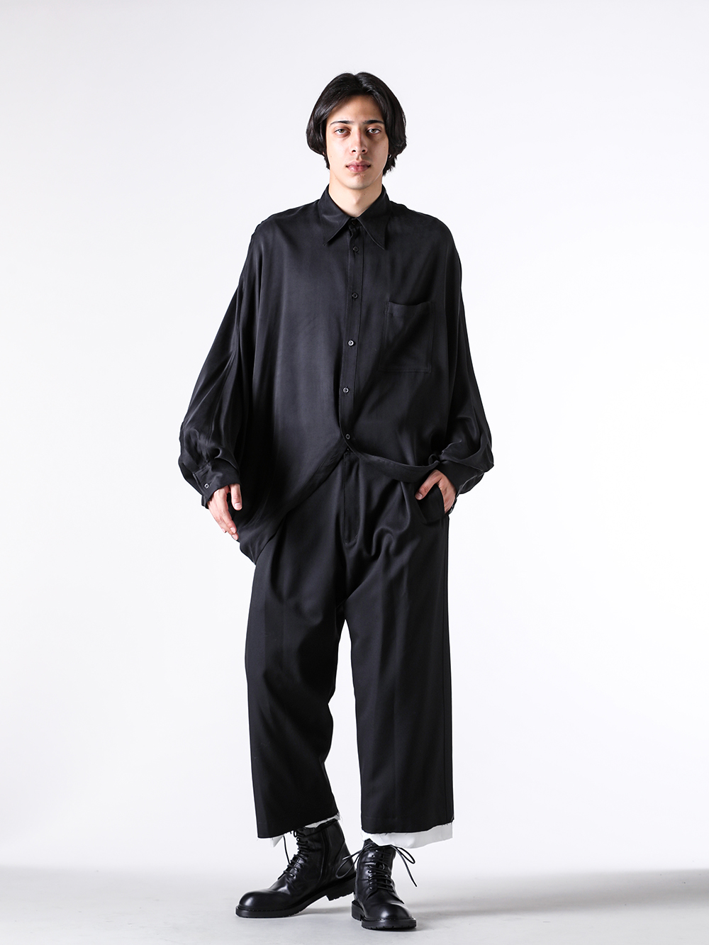 sulvam - 25AW - Pants - M-P01-100 sulvam Classic Pants （Black） 5-0012