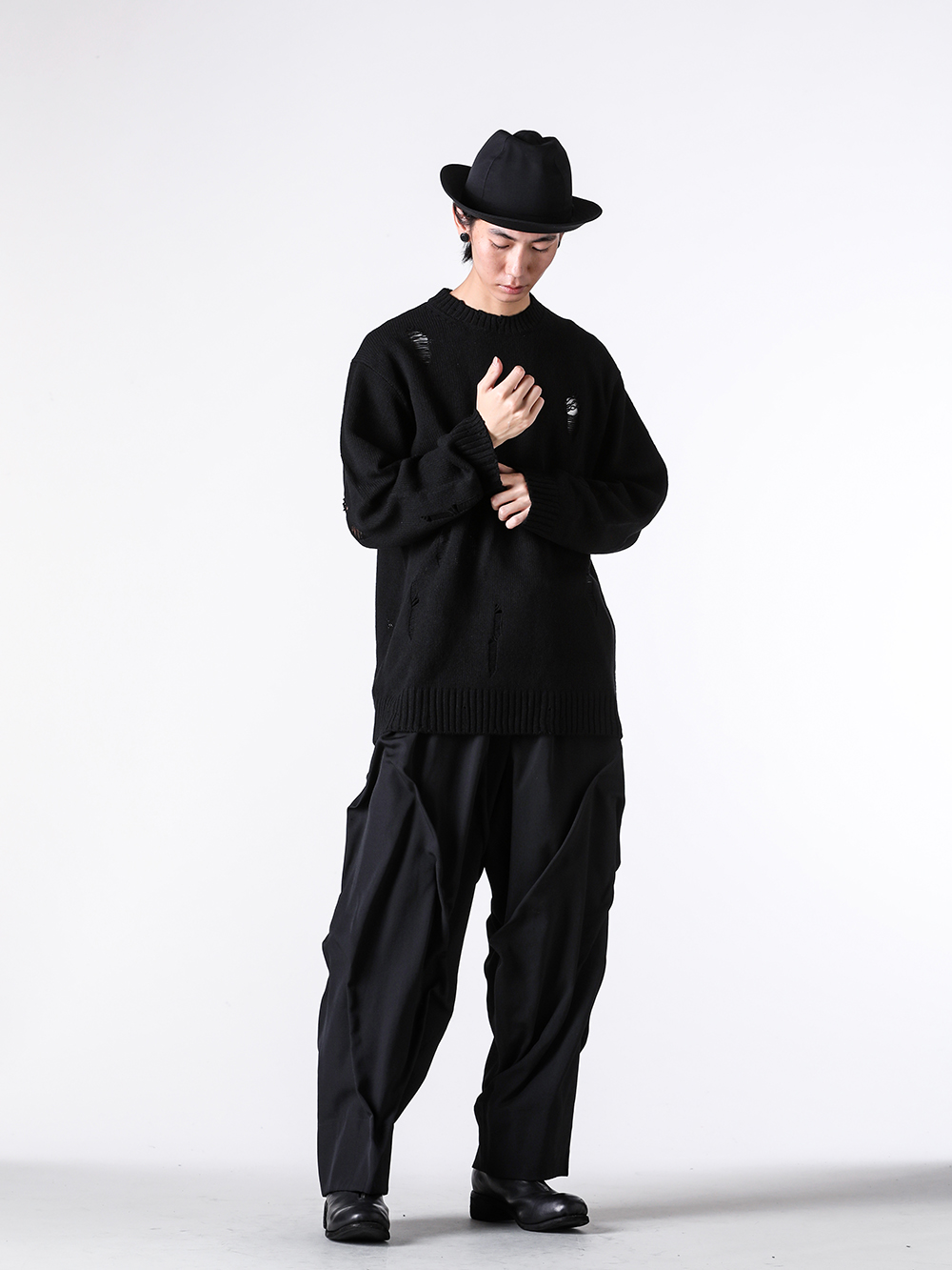 Yohji Yamamoto POUR HOMME - 25AW - Full Styling Photo Gallery 3-003