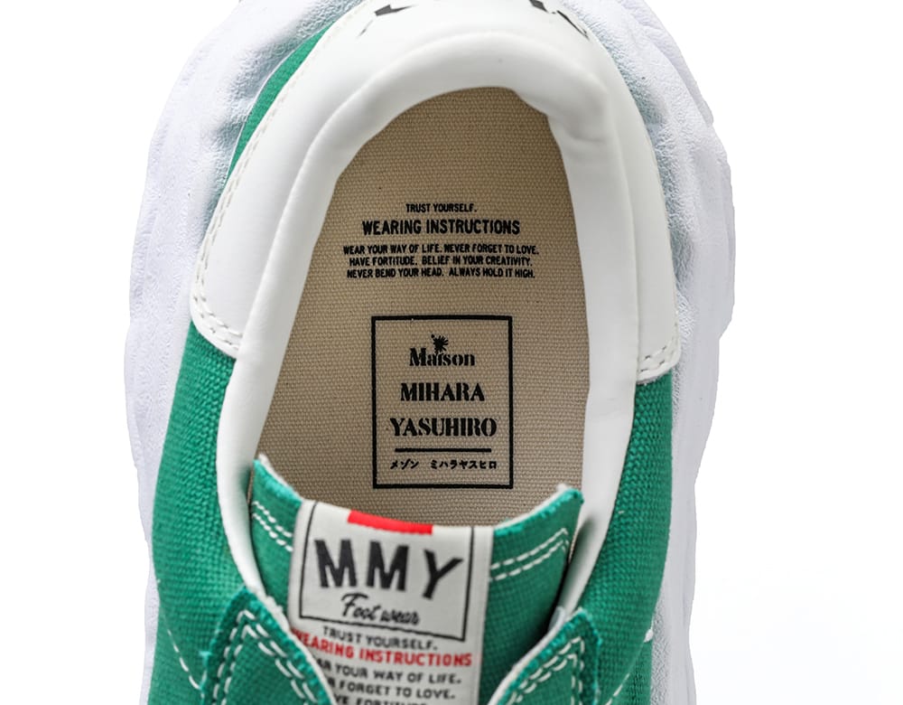 Maison MIHARA YASUHIRO - メゾン ミハラヤスヒロ - 2025AW - A08FW735 - BLAKEY / Original Sole Canvas Low-Top Sneaker - 1-004