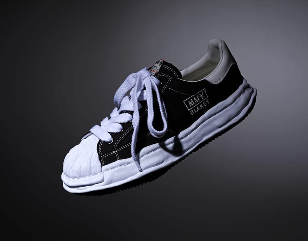 Maison MIHARA YASUHIRO - メゾン ミハラヤスヒロ - 2025AW - A08FW735 - DecoBLAKEY Original Sole Canvas Low Cut Sneaker - 2-001
