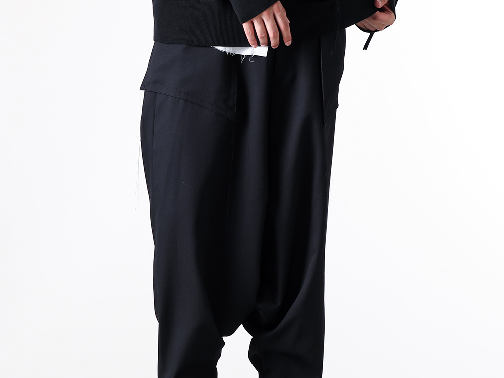 sulvam - 25AW - MW-P04-100 Out Pocket Saree Pants - C000MC01 Danny Ankle Boots 2-002