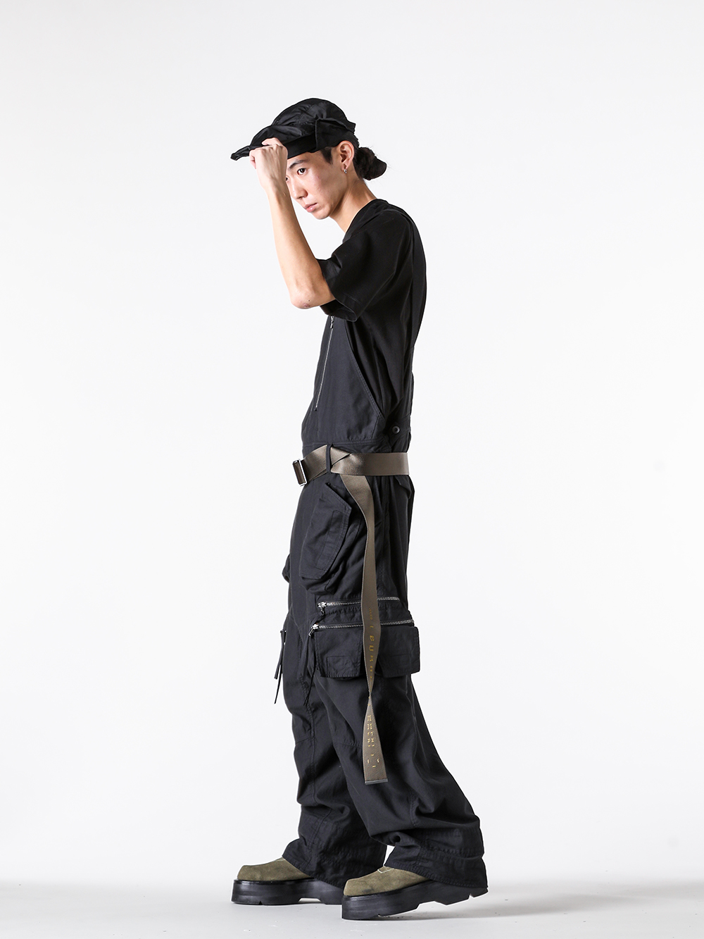 JULIUS - 25PF styling - JULIUS 2025PF Introduction of newly arrived product - 907JSM1 COTTON SATIN BACK OVERALL 1-005