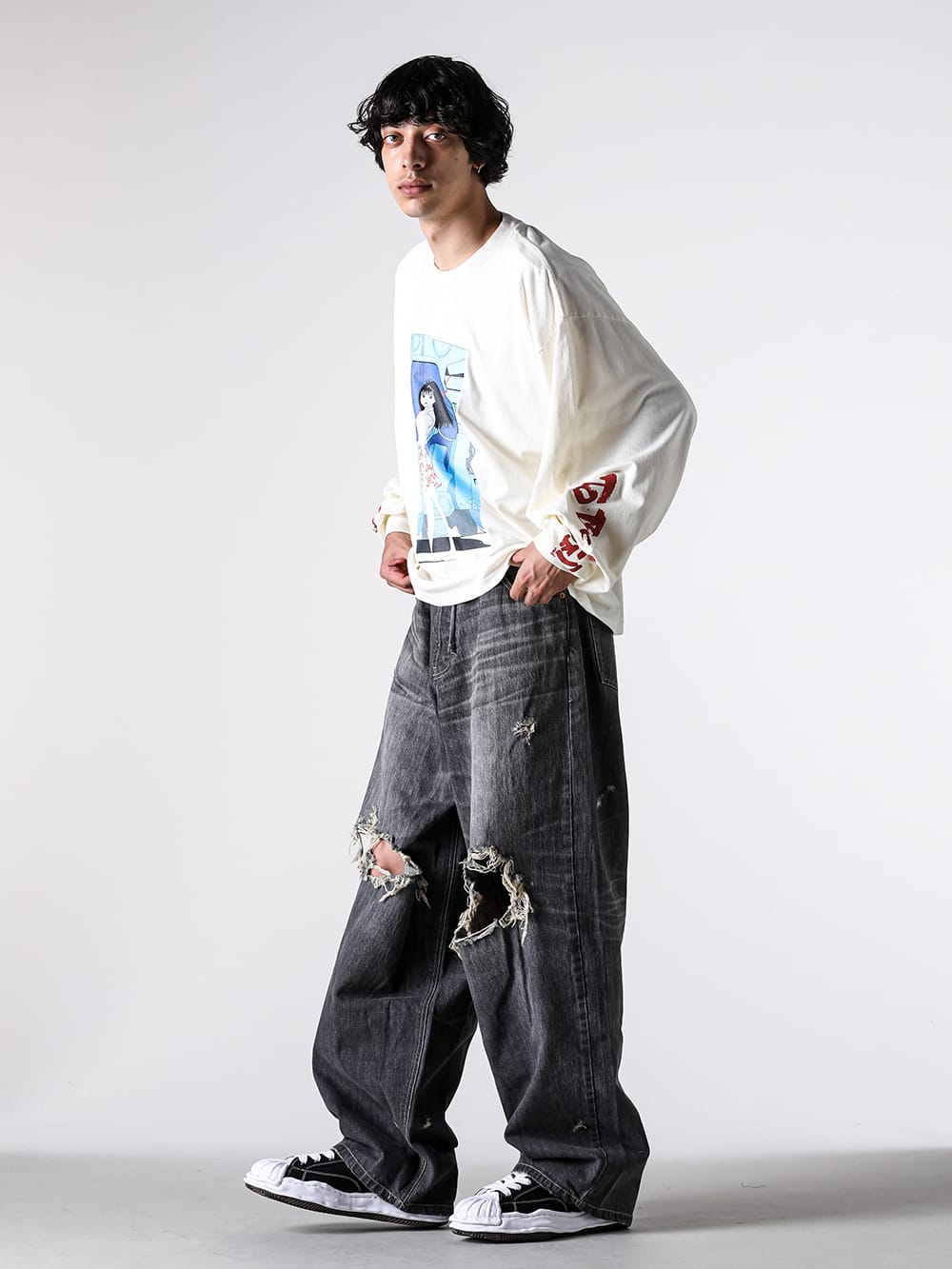 SEVESKIG - 25AW styling - Nostalgic Girl RZ01 L/SL Tee Ver,Hisashi Eguchi 1-001