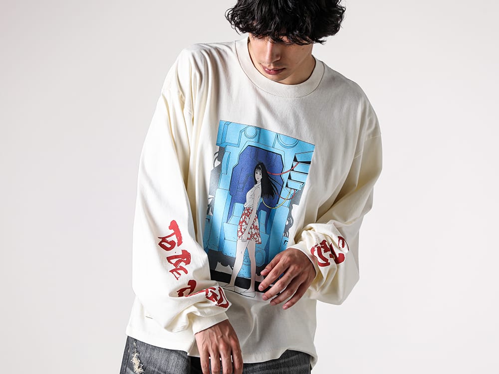 SEVESKIG - 25AW styling - Nostalgic Girl RZ01 L/SL Tee Ver,Hisashi Eguchi 1-002