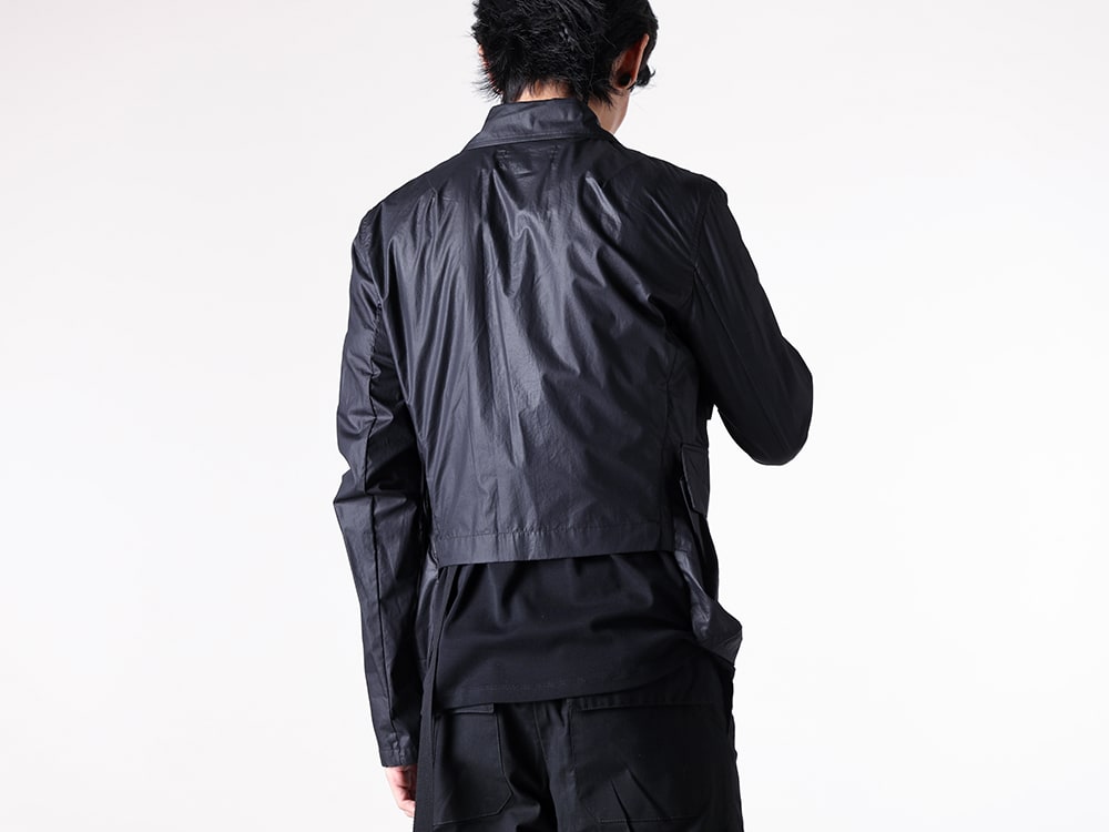 Ann Demeulemeester 25SS シャツブルゾンとパンツのスタイリング