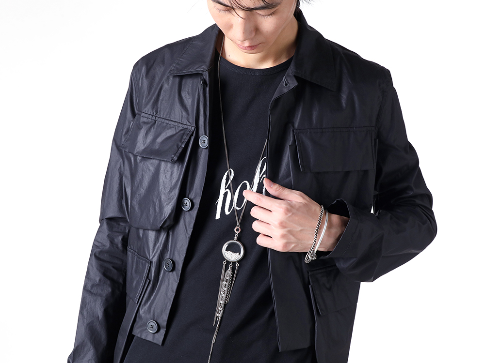在庫処分 激安 食品 Ann Demeulemeester シャツブルゾンとパンツのスタイリング 25SS トップス