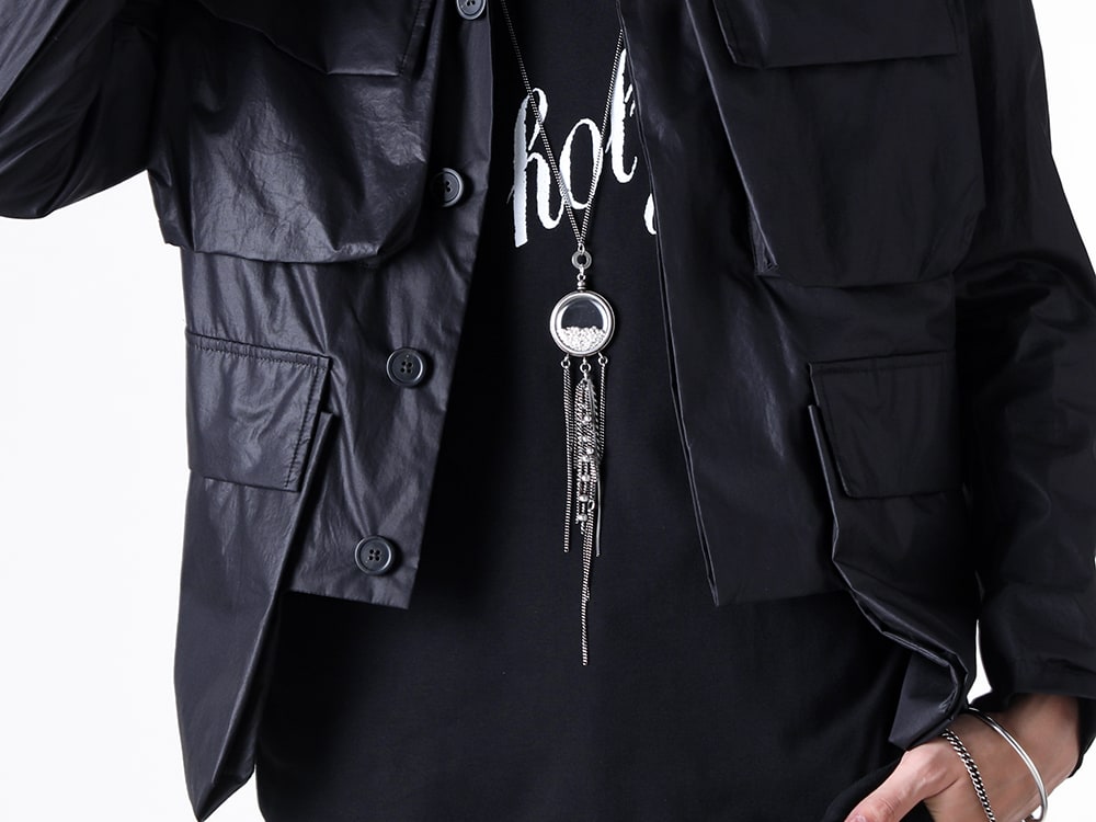 Ann Demeulemeester 25SS シャツブルゾンとパンツのスタイリング