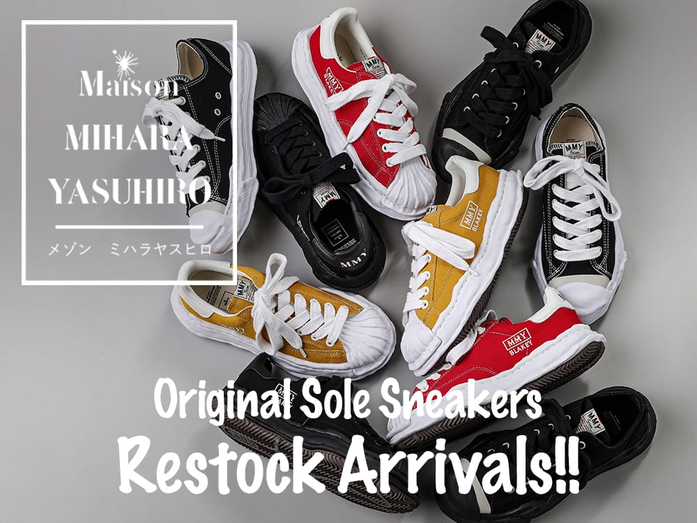 Maison MIHARA YASUHIRO- 2025AW Original Sole Sneakers - 1-001